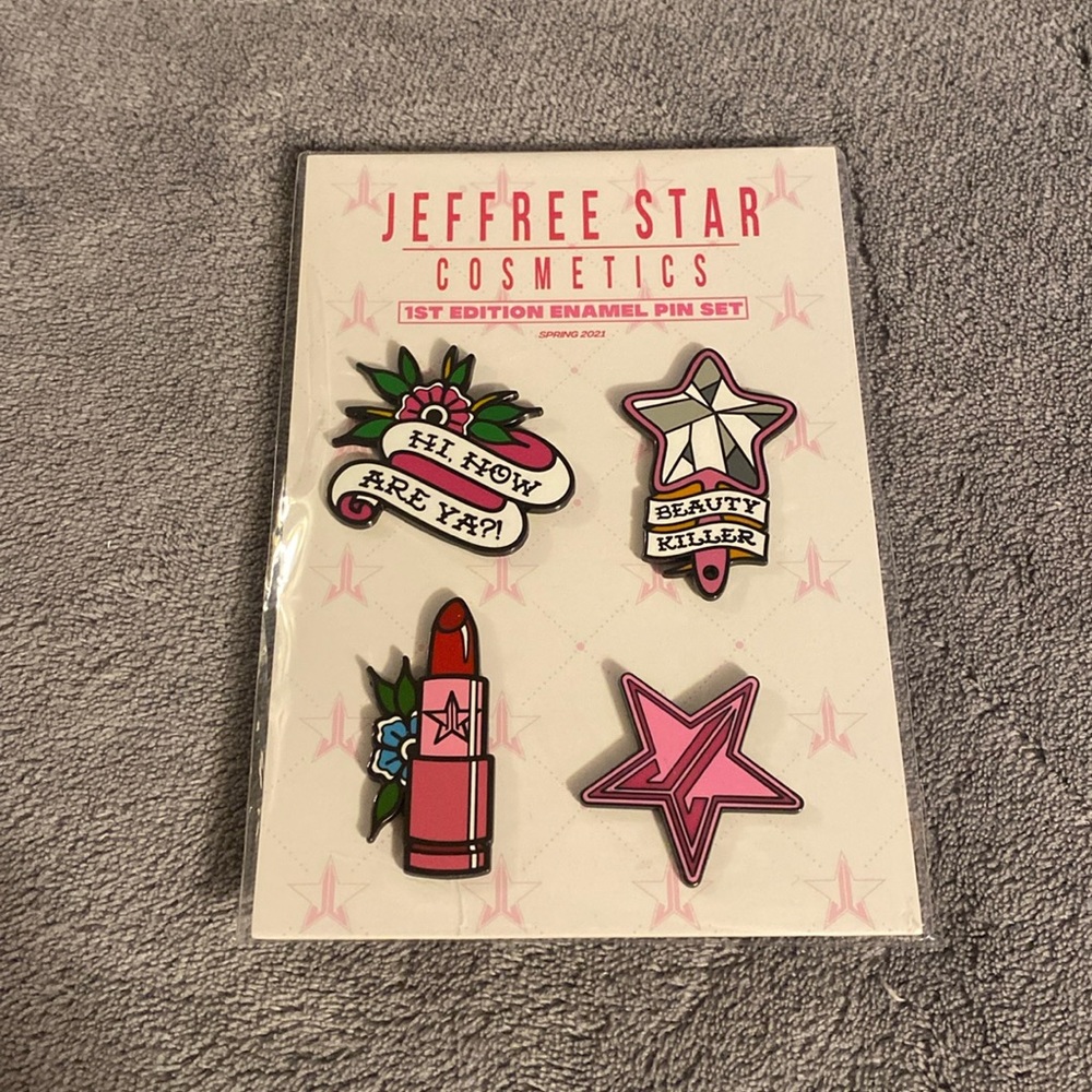 Jeffree Star 1st Edition Enamel Pin Set